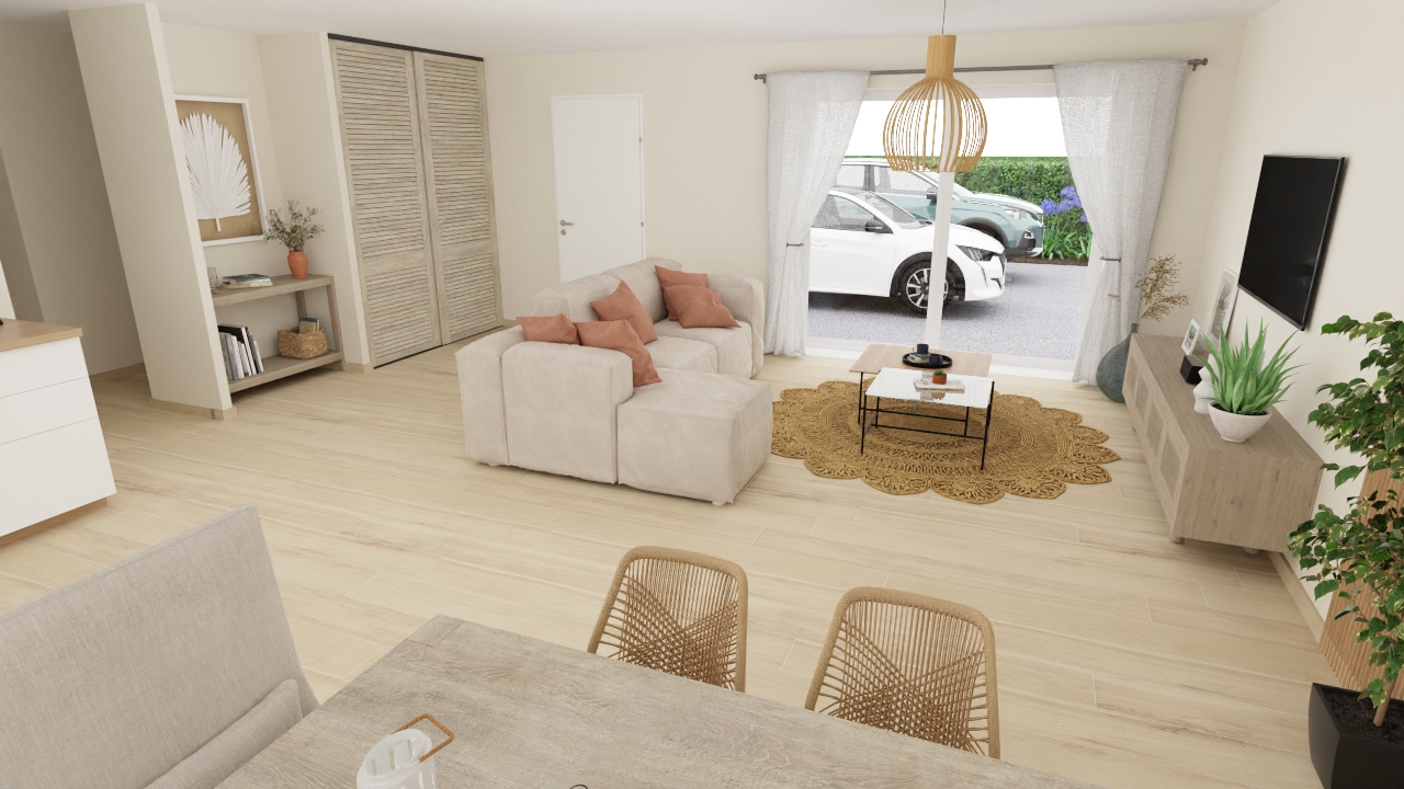 Maison et terrain constructible à Arbus