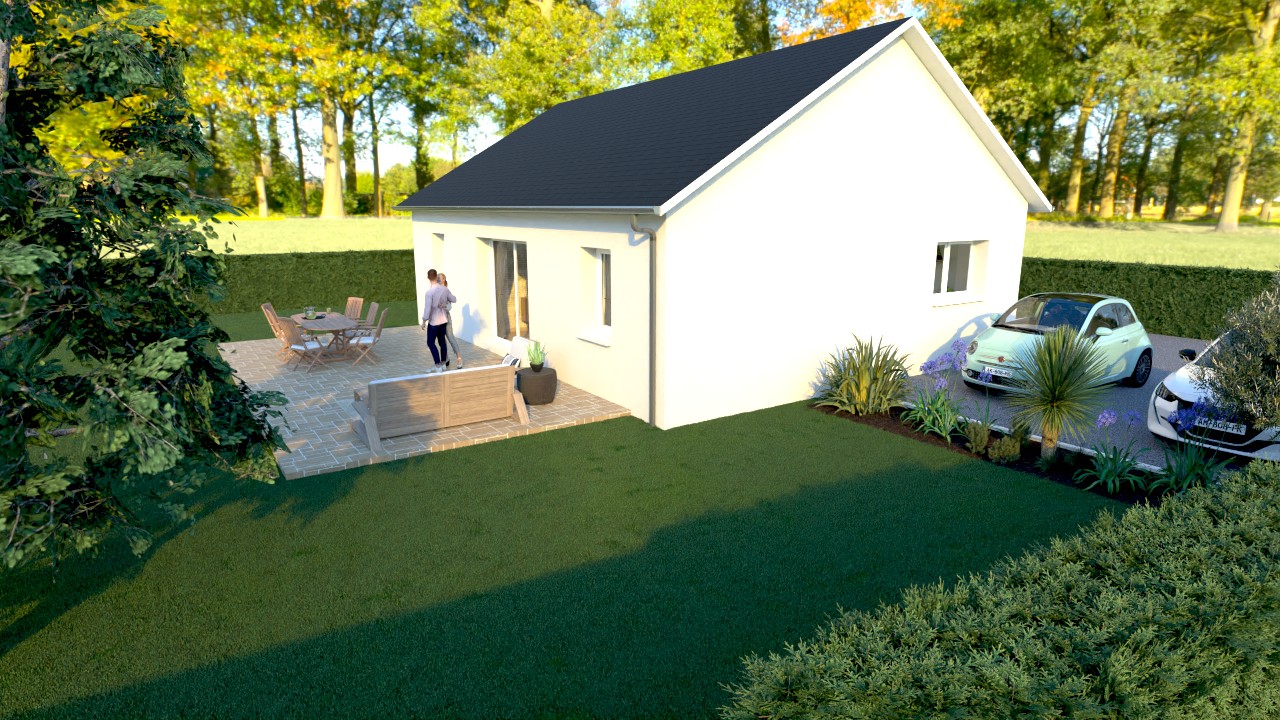 Maison et terrain constructible à Lamarque-Pontacq
