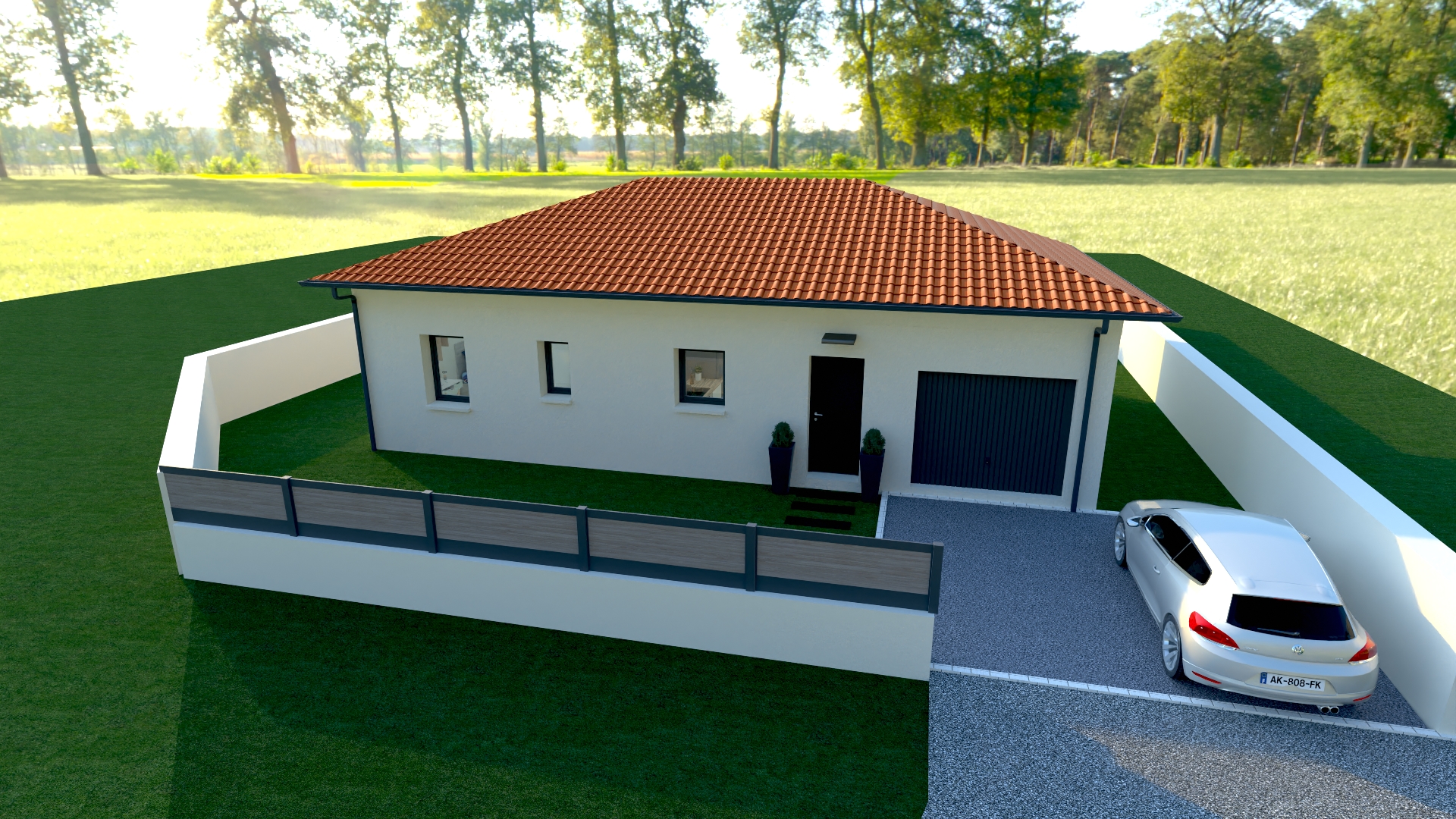Maison et terrain constructible à Rion-des-Landes