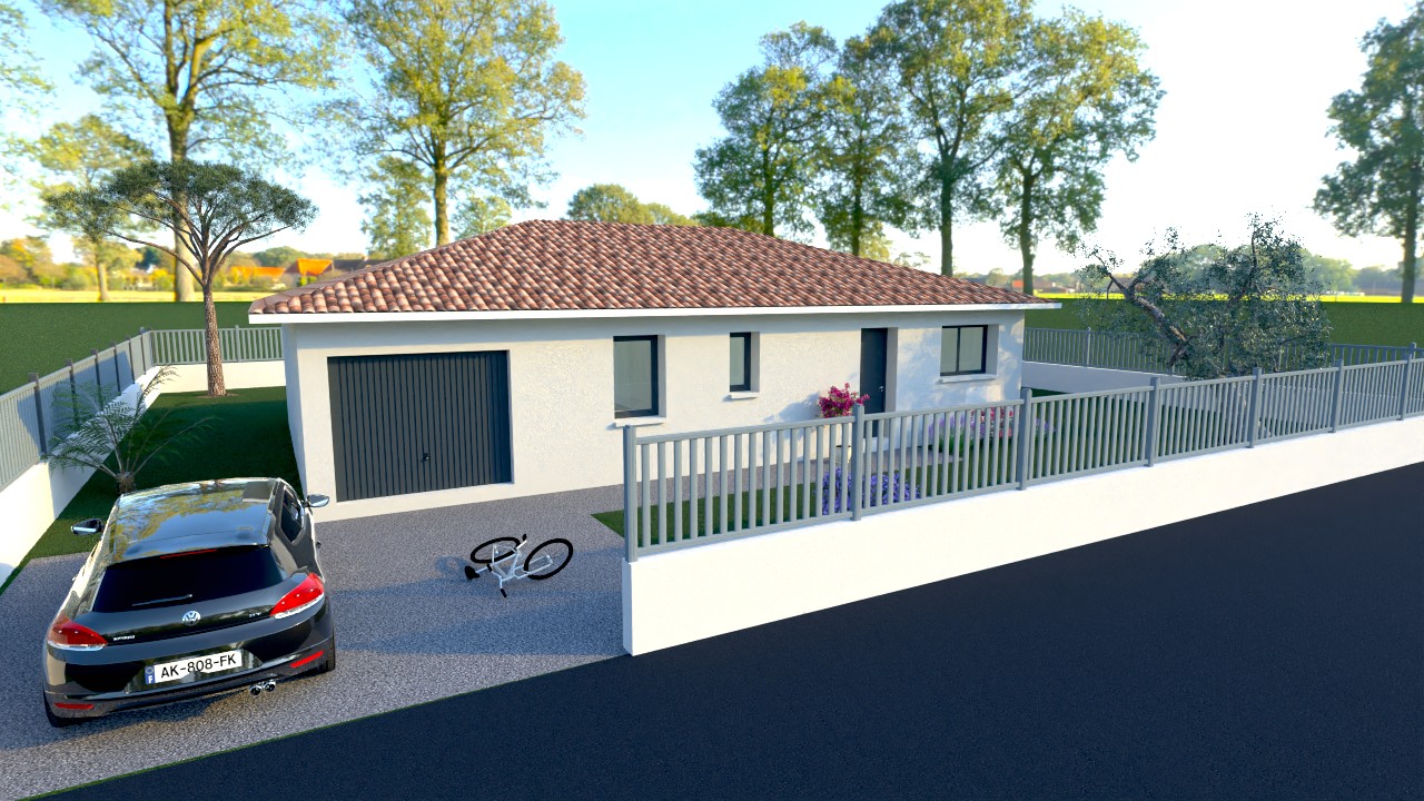 Maison et terrain constructible à Rion-des-Landes