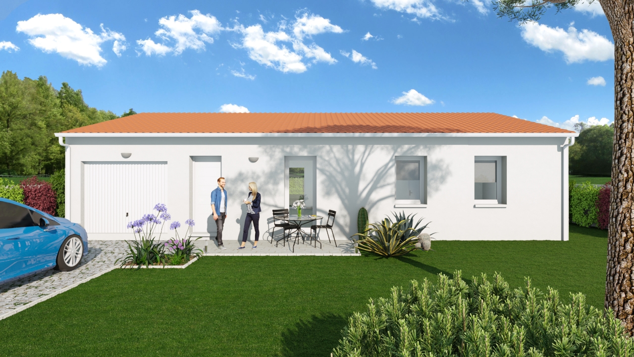 Maison et terrain constructible à Vayres