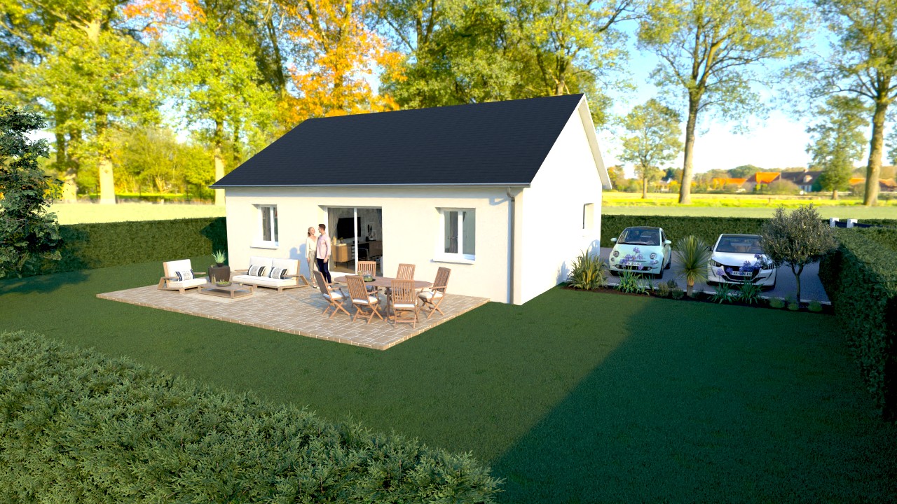 Maison et terrain constructible à Bourdettes