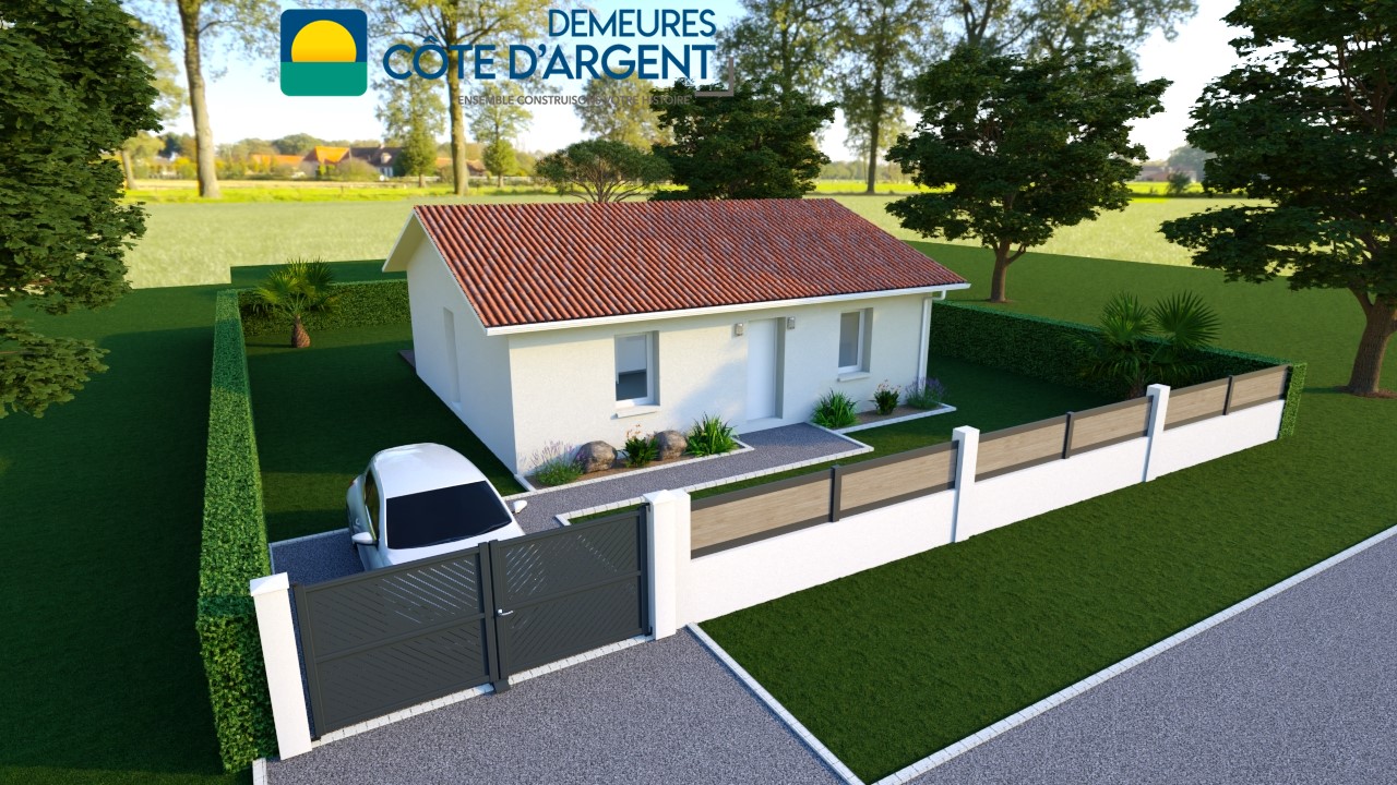 Maison et terrain constructible à Gastes