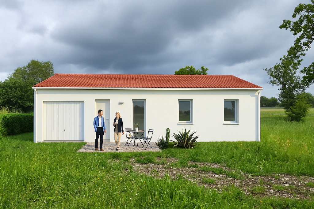 Maison et terrain constructible à Saint-Germain-du-Puch
