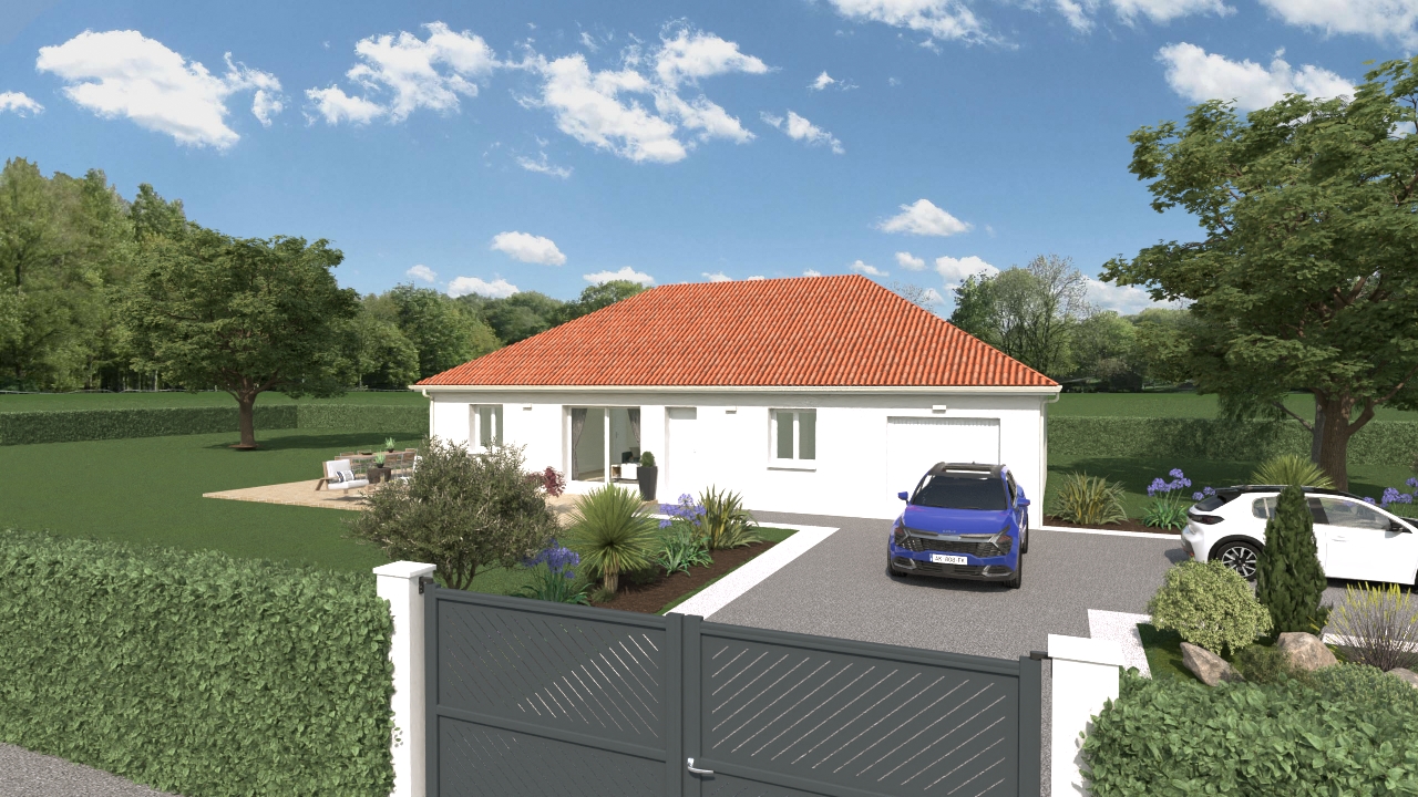 Maison et terrain constructible à Meillon