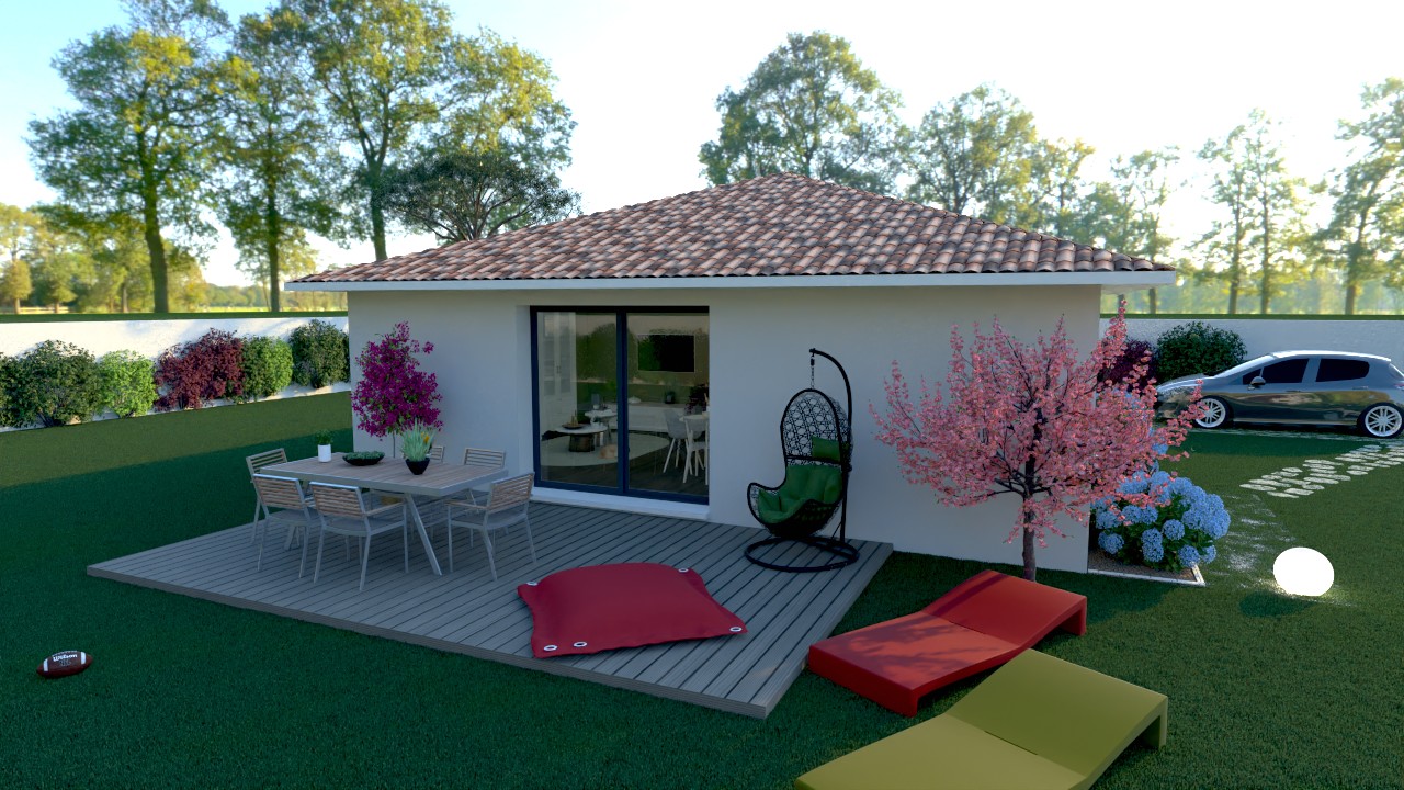 Maison et terrain constructible à Mimizan
