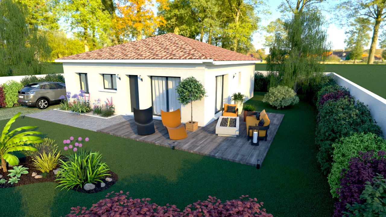 Maison et terrain constructible à Ychoux