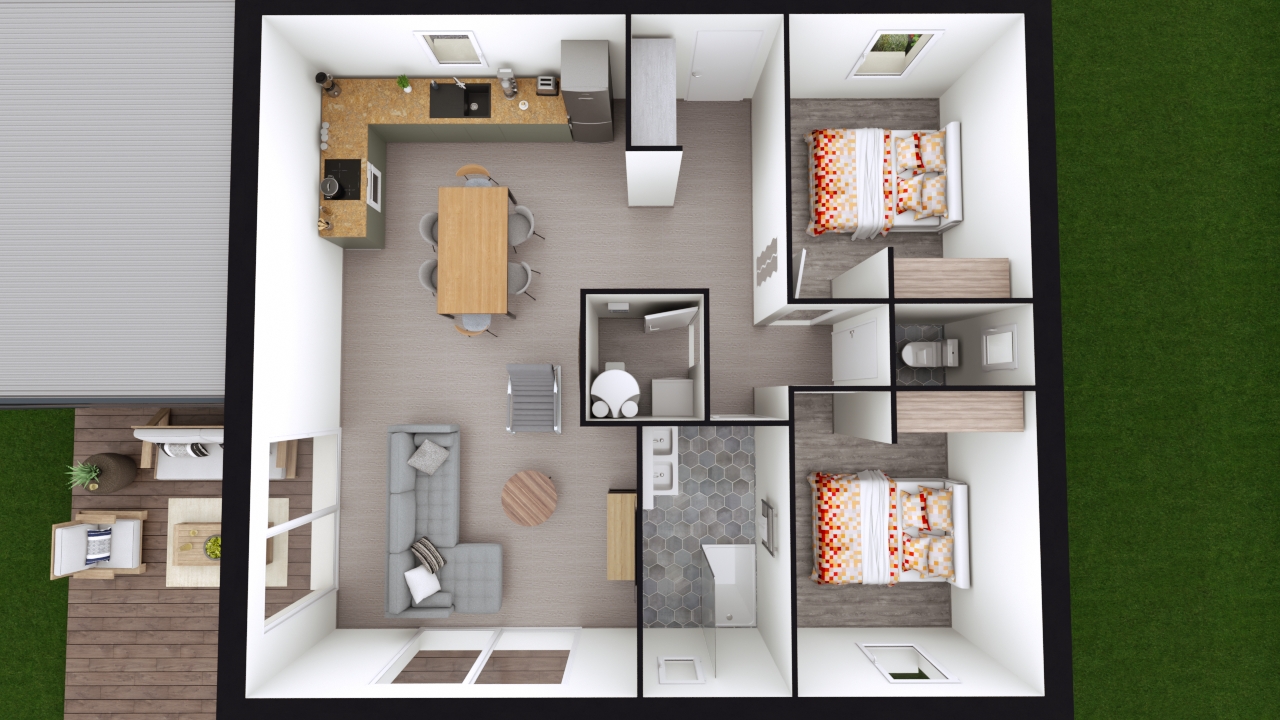 Maison et terrain constructible à Gastes