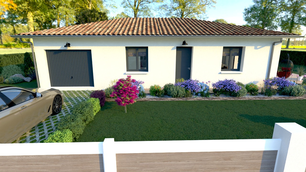 Maison et terrain constructible à Saint-Paul-en-Born