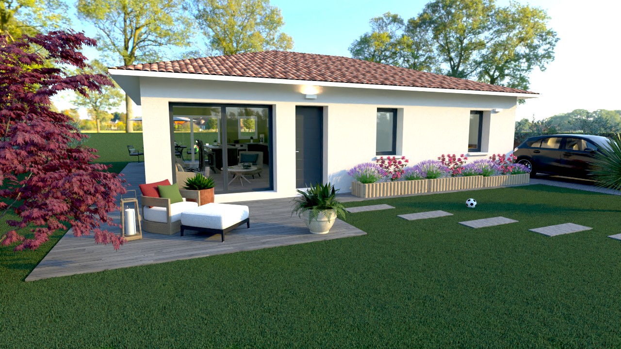 Maison et terrain constructible à Rion-des-Landes