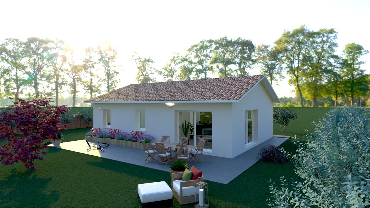 Maison et terrain constructible à Mimizan