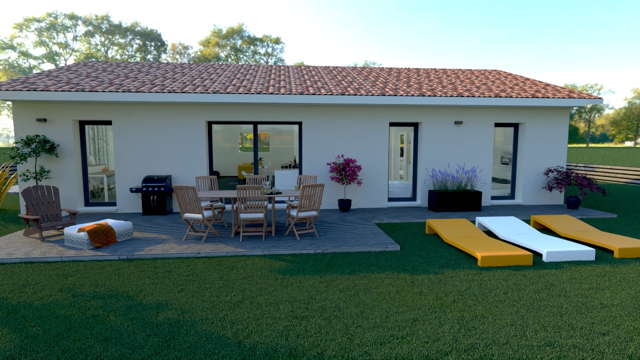 Maison et terrain constructible à Mimizan