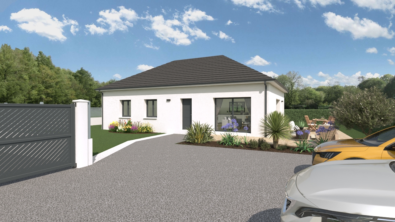 Maison et terrain constructible à Bourdettes