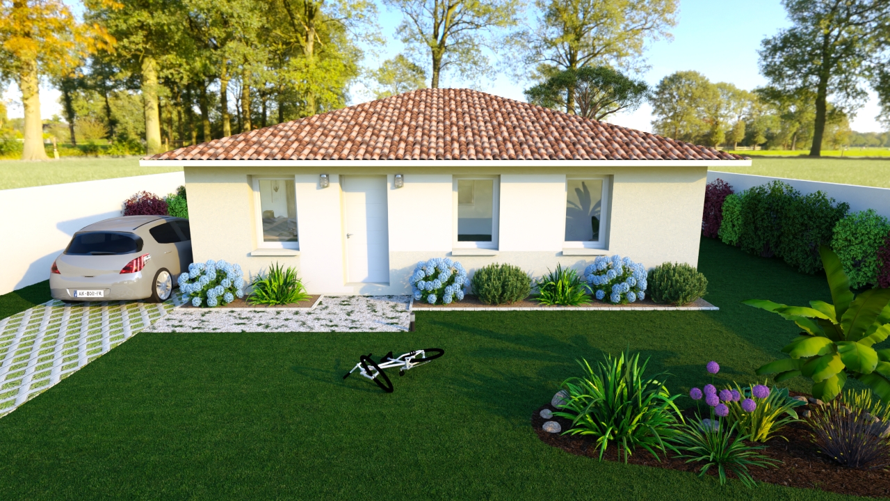 Maison et terrain constructible à Rion-des-Landes