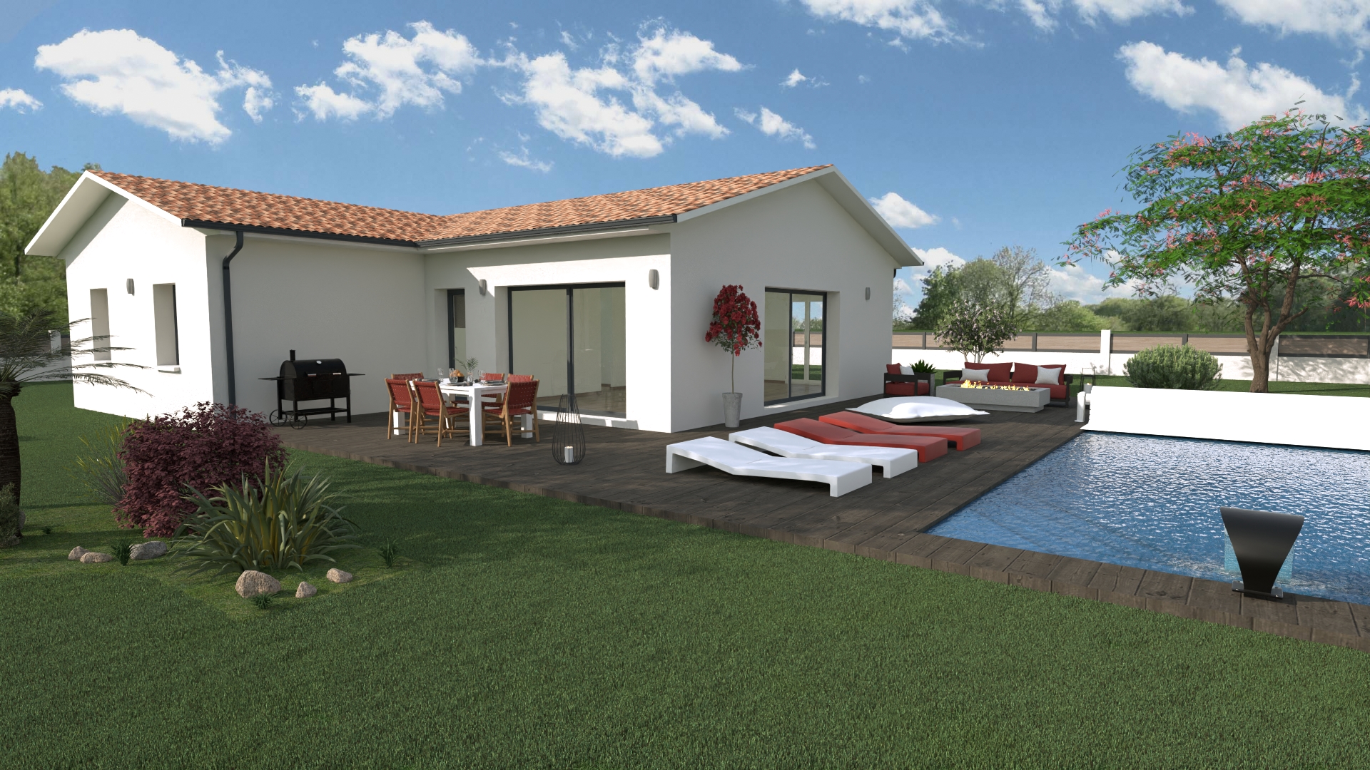 Maison et terrain constructible à Mimizan