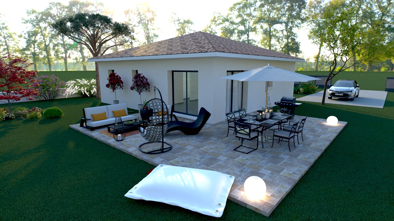 Maison et terrain constructible à Rion-des-Landes