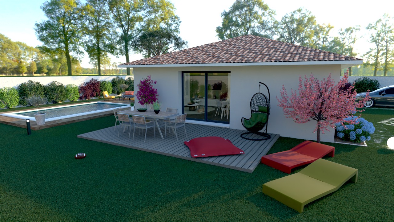 Maison et terrain constructible à Mimizan