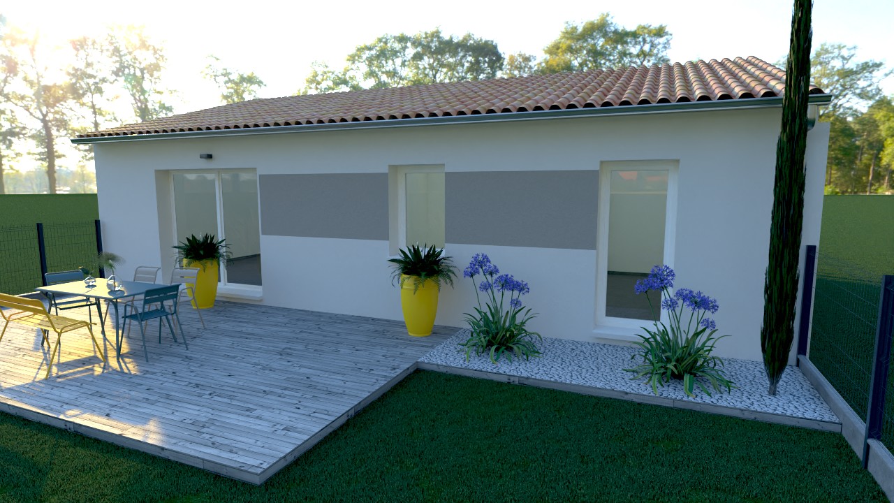 Maison et terrain constructible à Libourne