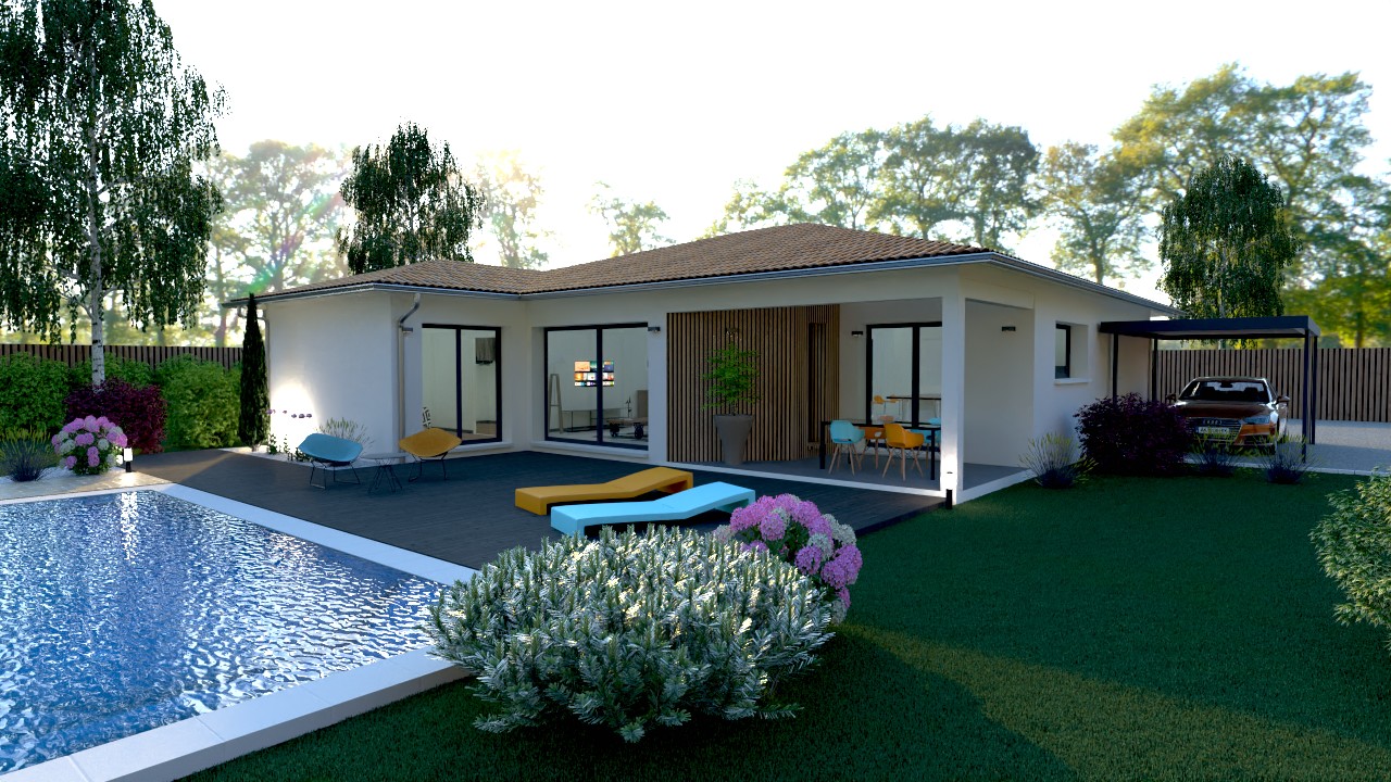 Maison et terrain constructible à Castillon-la-Bataille