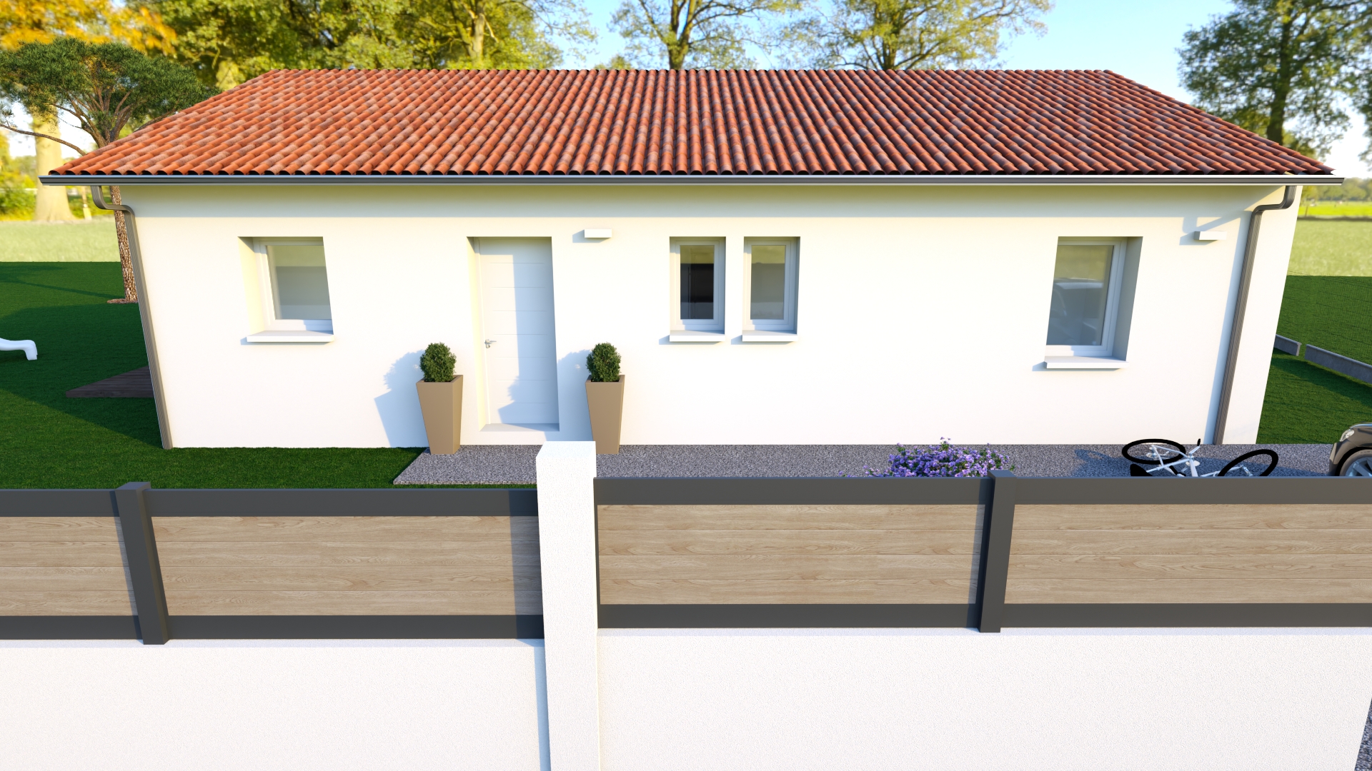 Maison et terrain constructible à Saint-Paul-en-Born