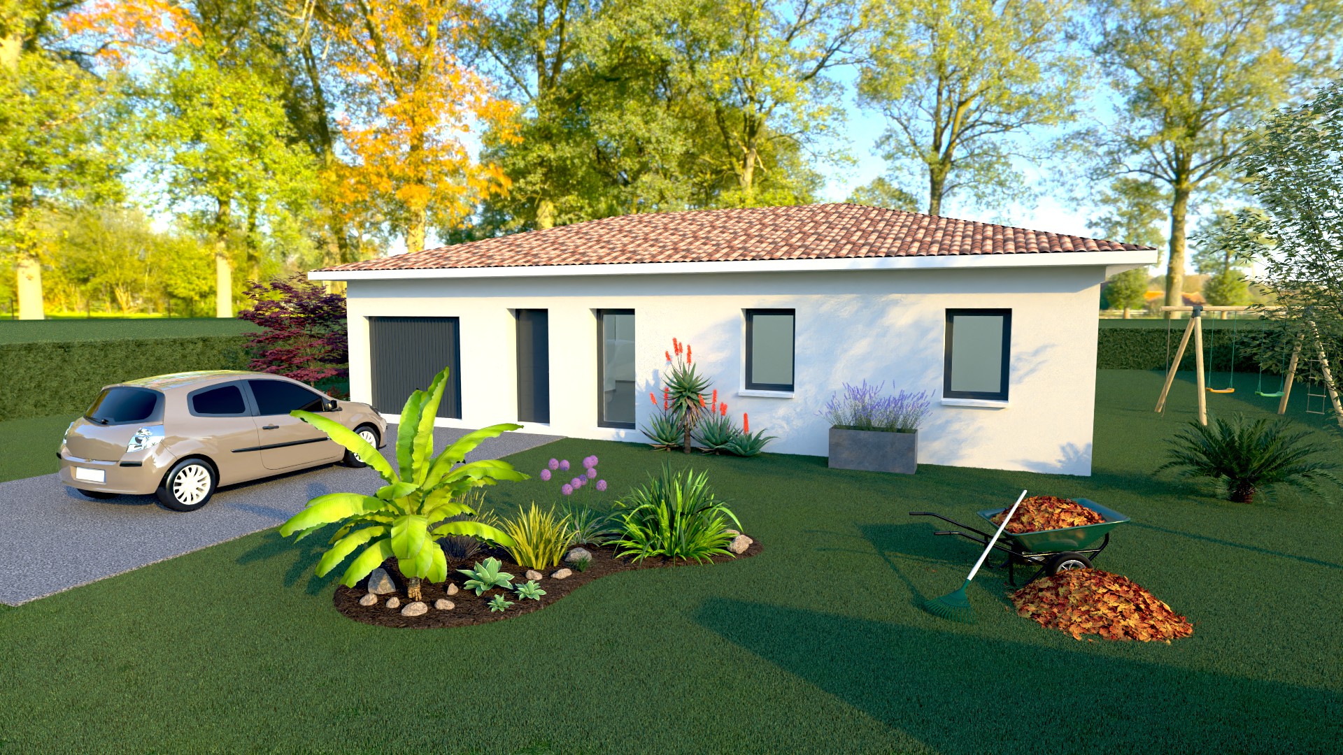 Maison et terrain constructible à Parentis-en-Born