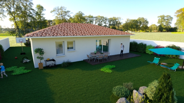 Maison et terrain constructible à Rion-des-Landes