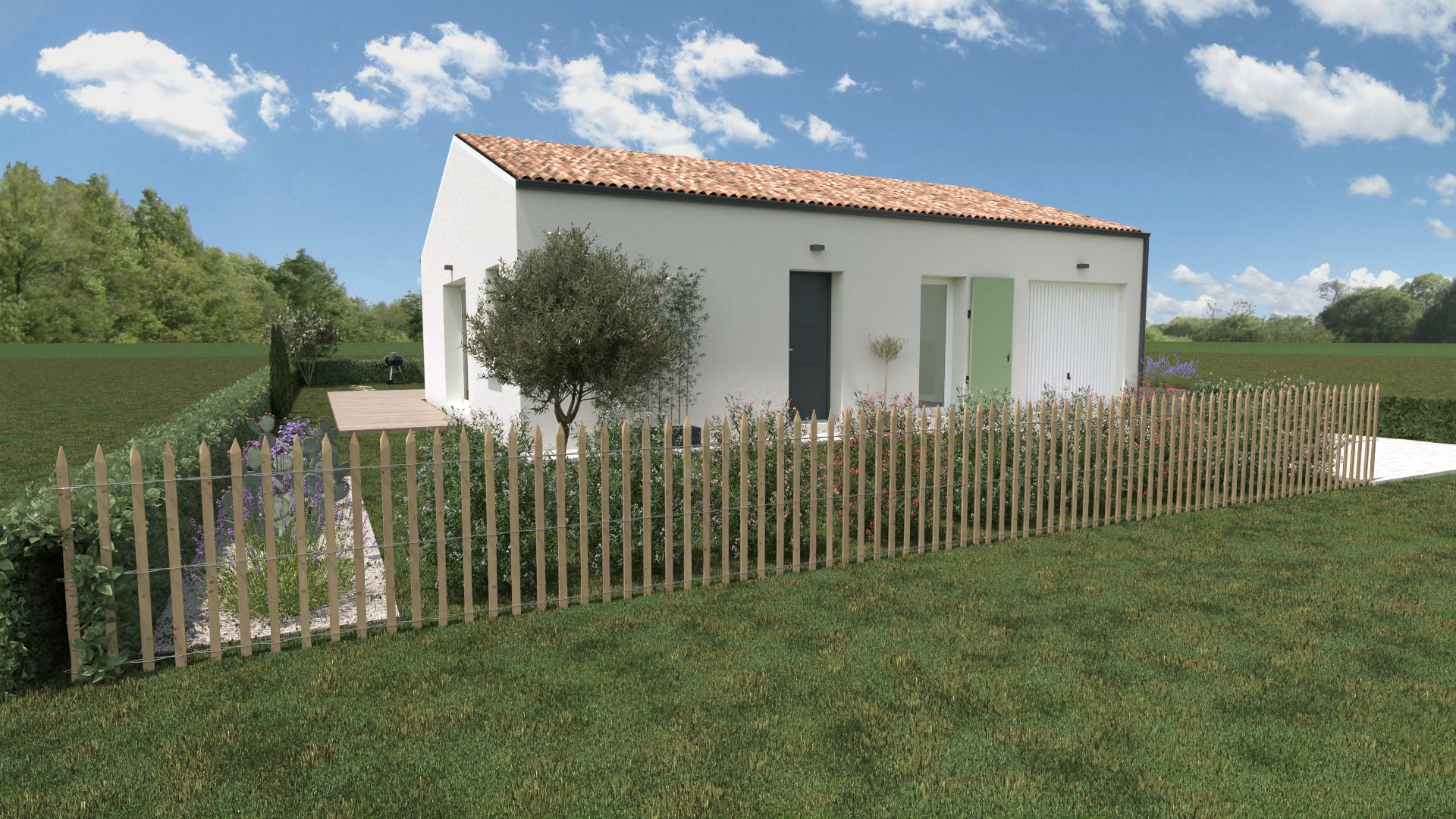 Maison et terrain constructible à Meursac