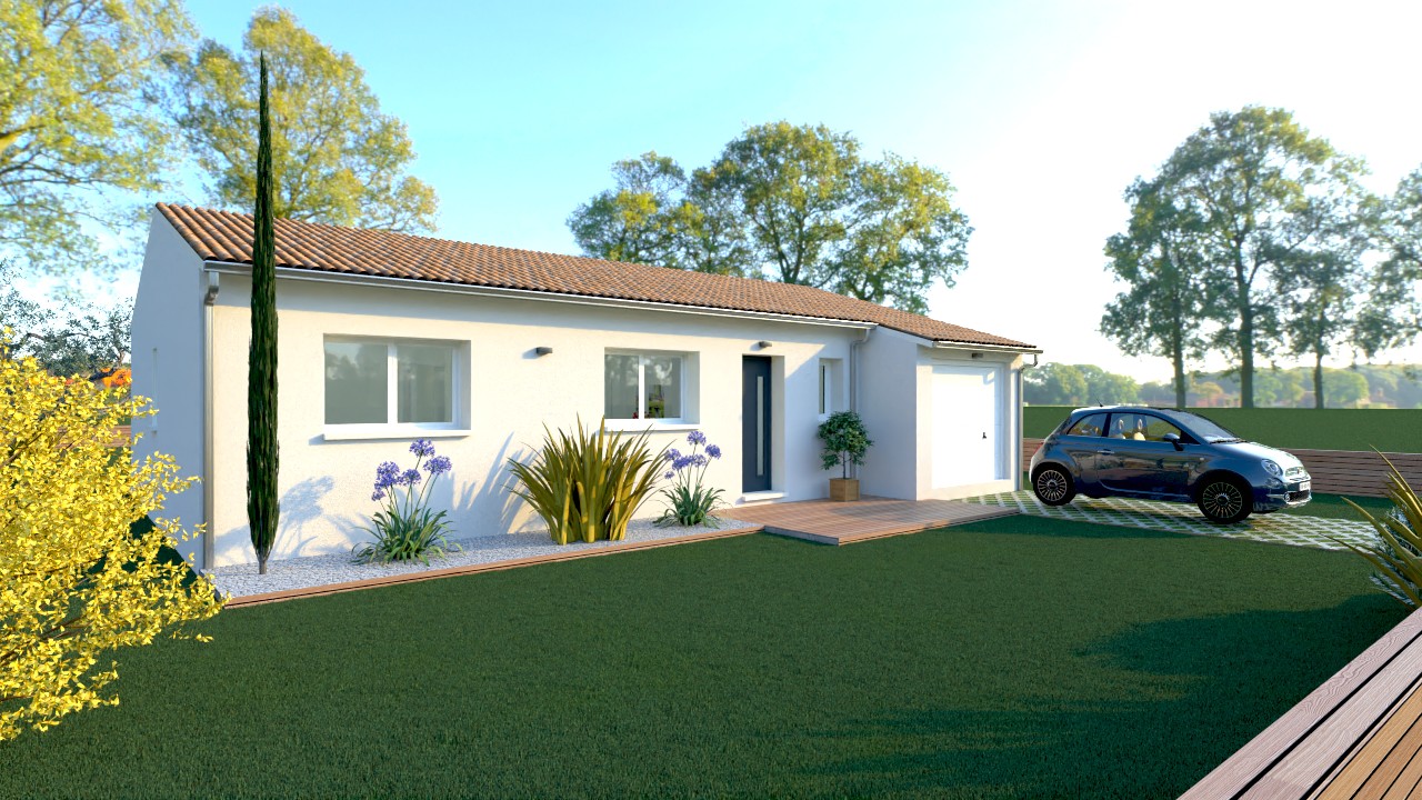 Maison et terrain constructible à Saint-Magne-de-Castillon