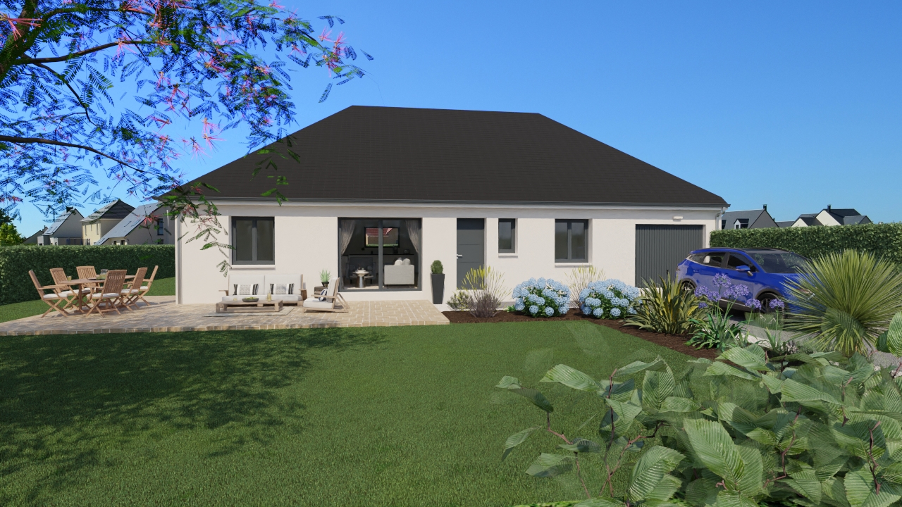 Maison et terrain constructible à Espoey