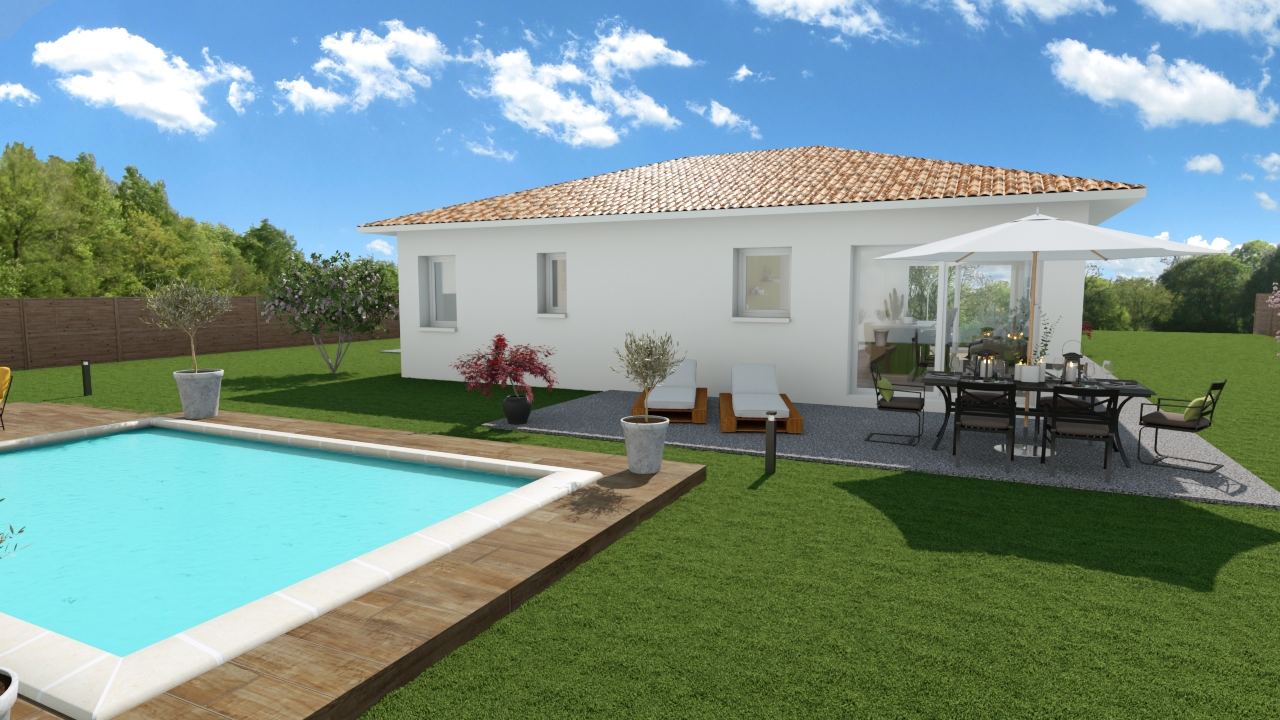 Maison et terrain constructible à Saint-Paul-en-Born