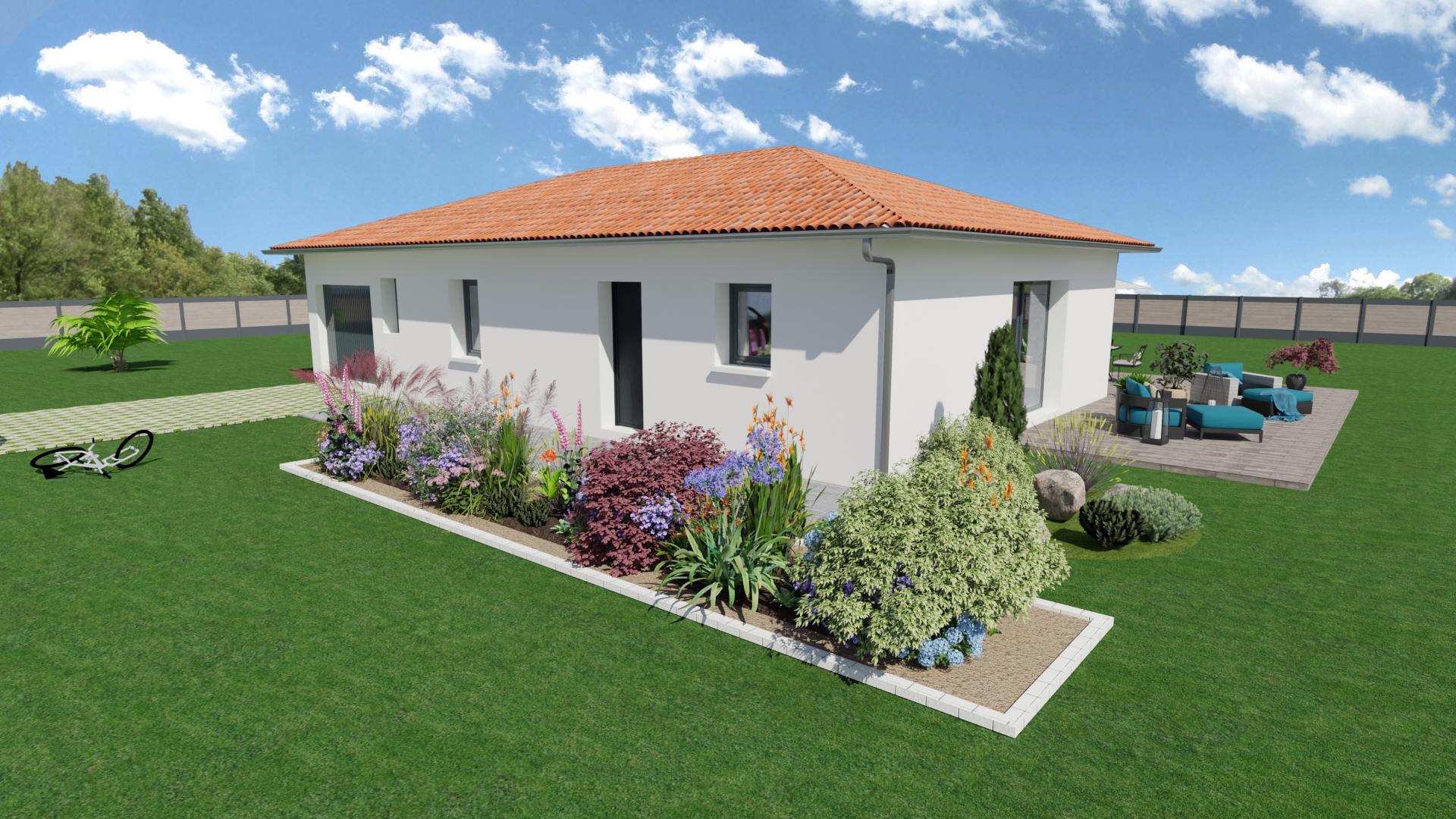 Maison et terrain constructible à Vielle-Saint-Girons