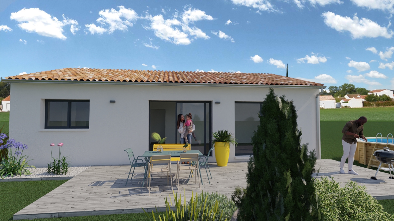 Maison et terrain constructible à Lévignac-de-Guyenne