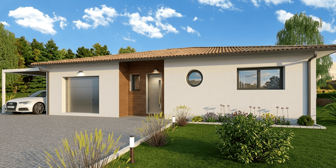 Maison et terrain constructible à Verteillac