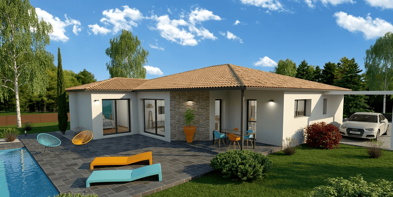 Maison et terrain constructible à Château-l'Évêque