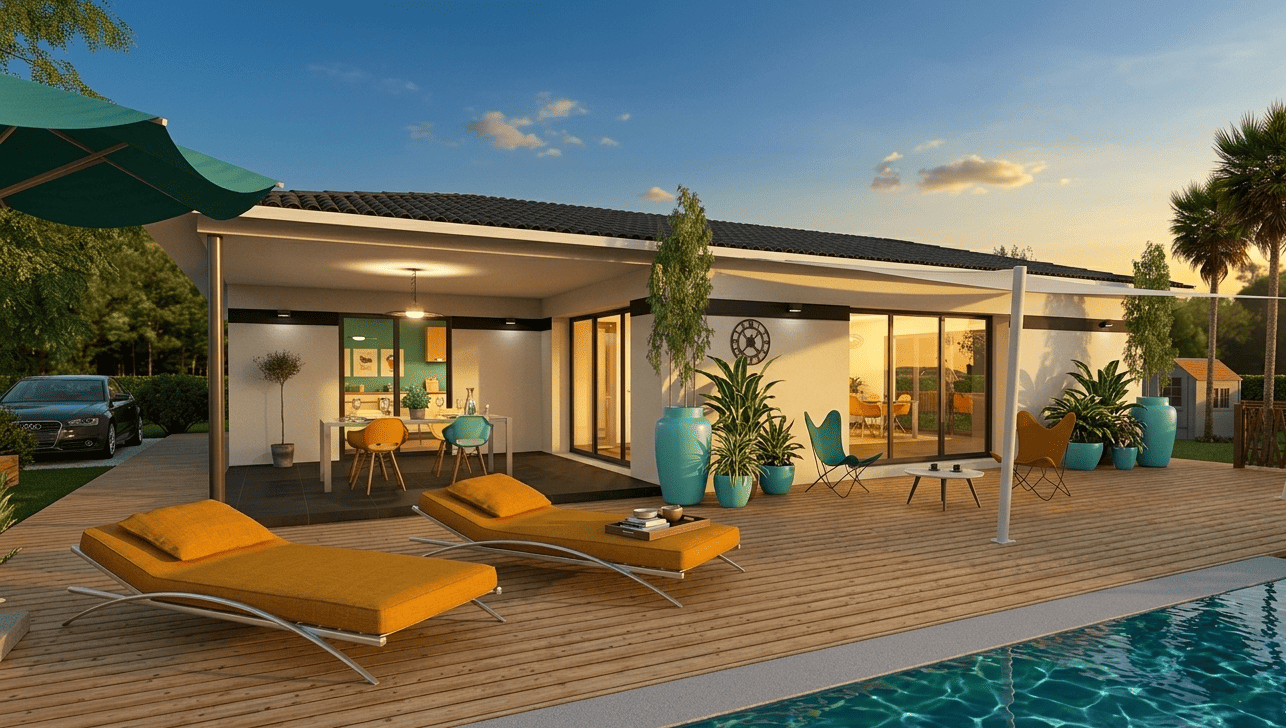 Maison et terrain constructible à Vergt