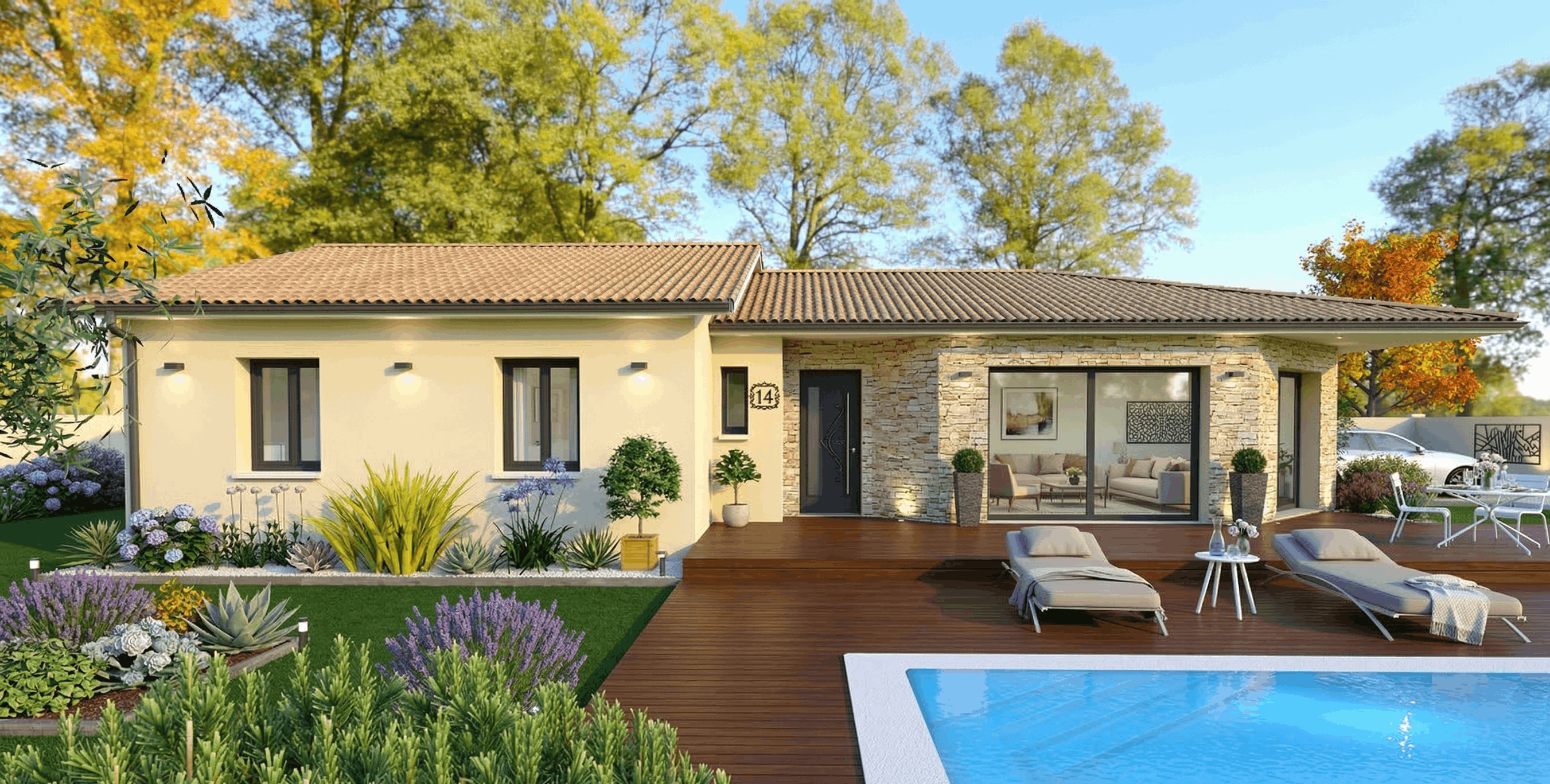 Maison et terrain constructible à Montagnac-la-Crempse