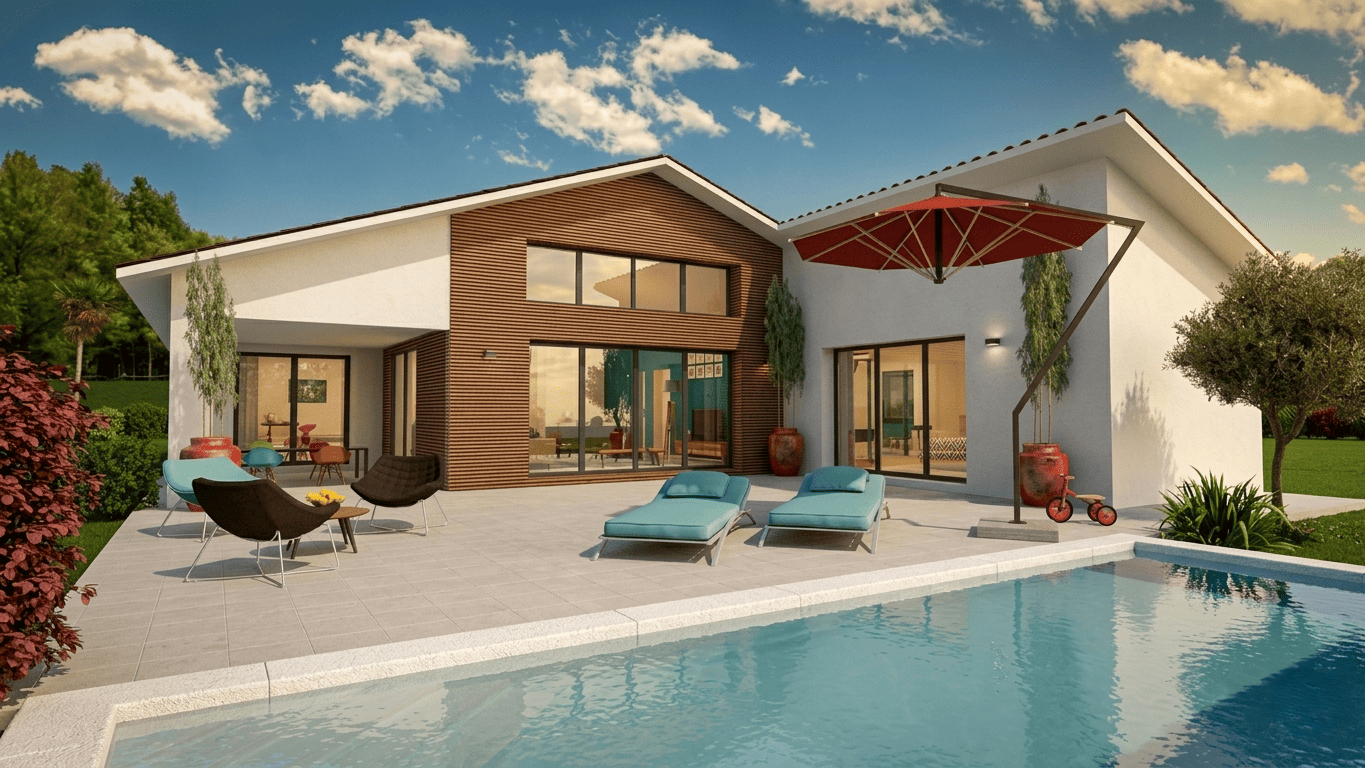 Maison et terrain constructible à Champcevinel