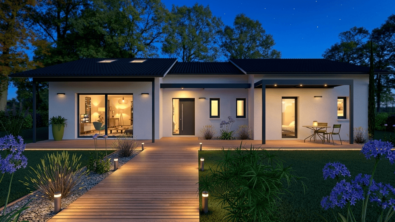 Maison et terrain constructible à Marsac-sur-l'Isle