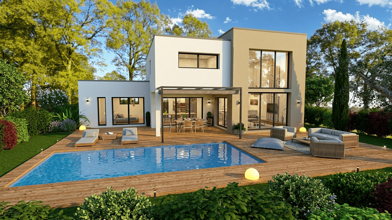 Maison et terrain constructible à Champcevinel