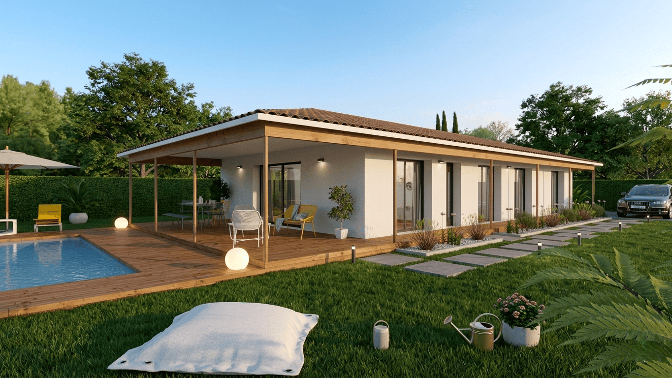 Maison et terrain constructible à Vergt