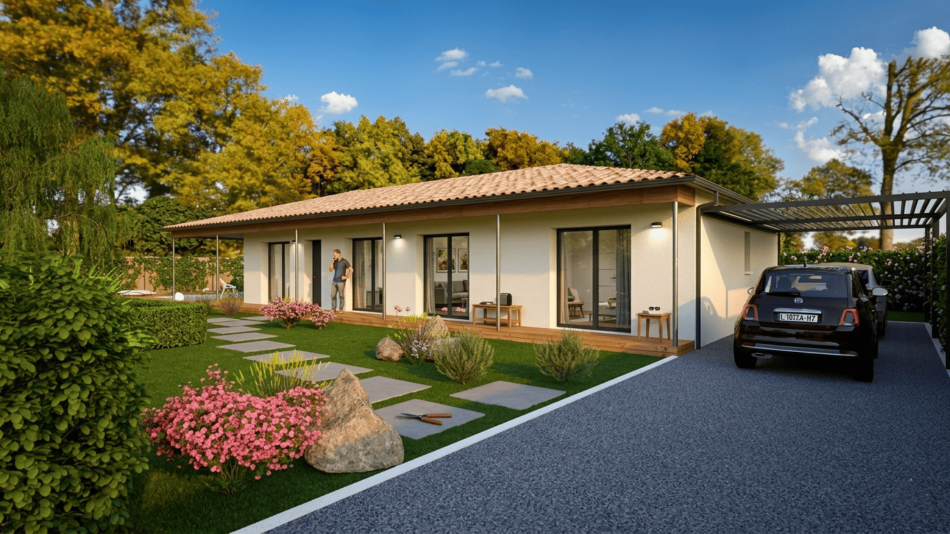 Maison et terrain constructible à Chancelade