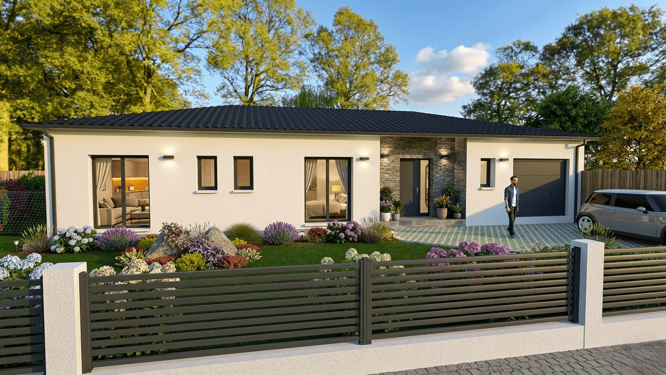 Maison et terrain constructible à Coursac