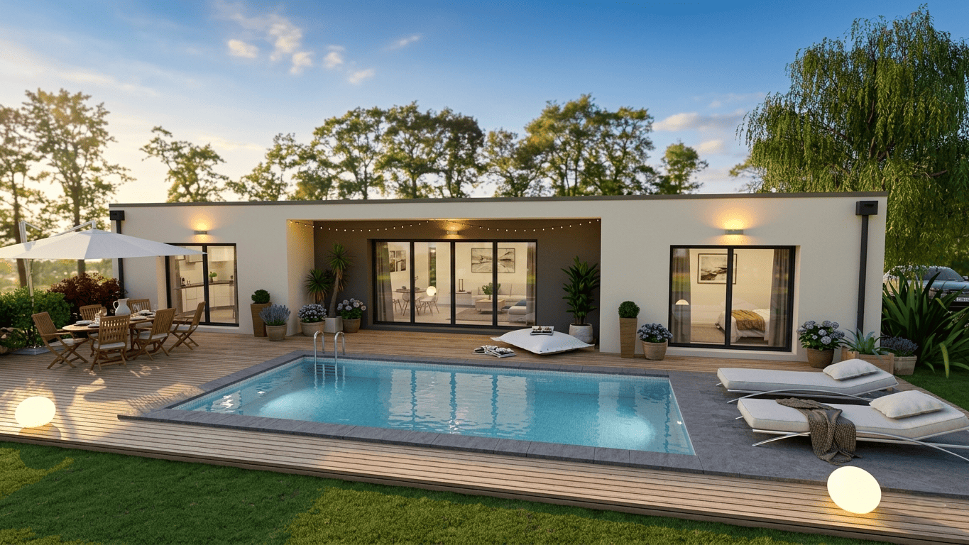 Maison et terrain constructible à Marsac-sur-l'Isle