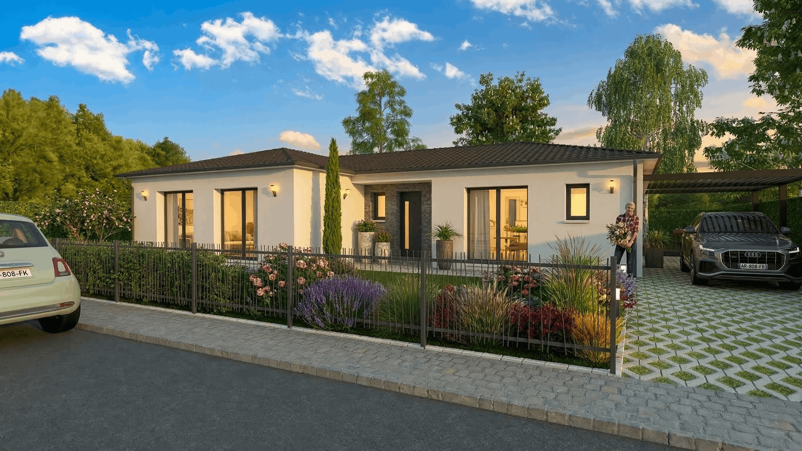 Maison et terrain constructible à Razac-sur-l'Isle