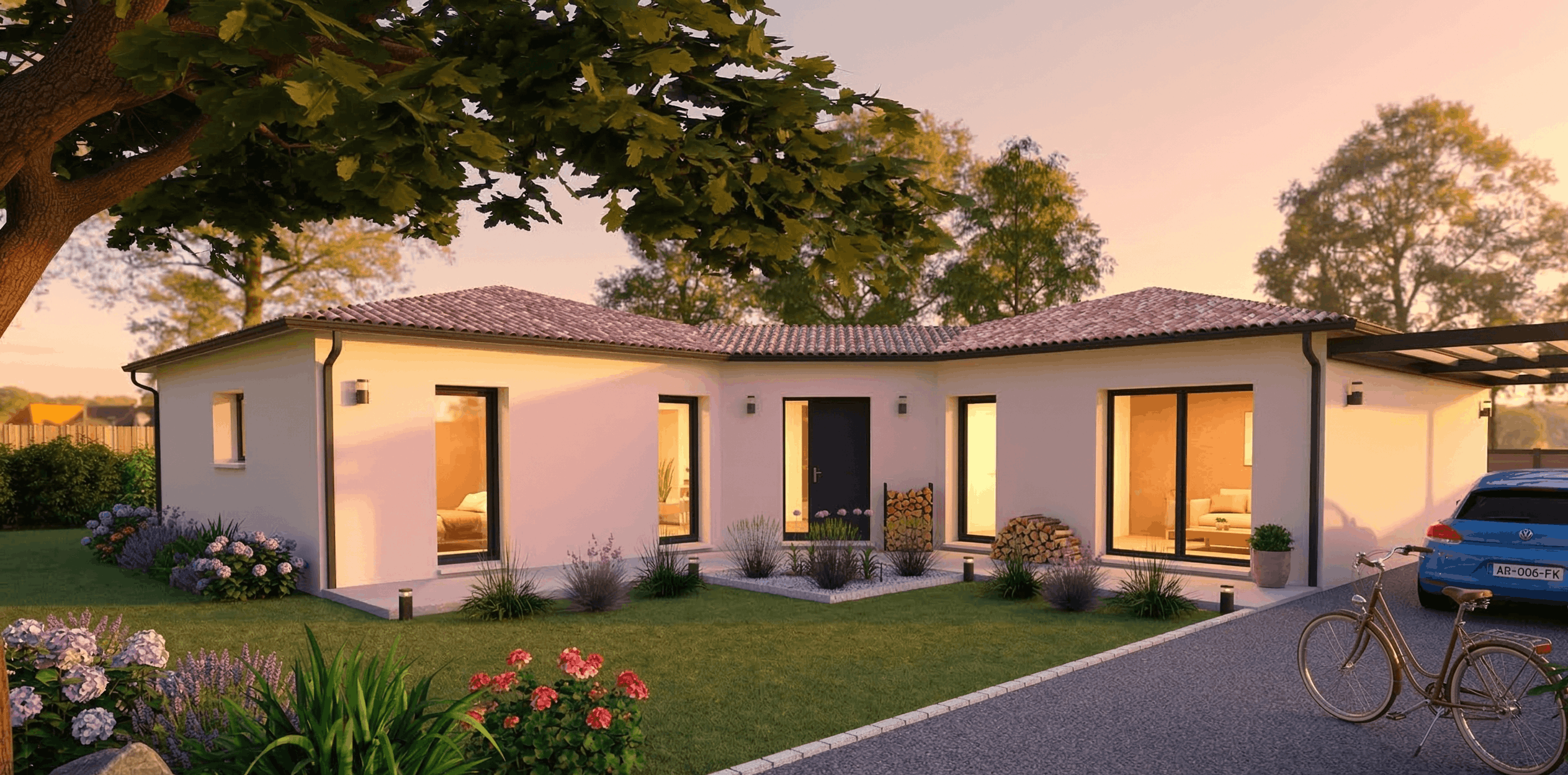 Maison et terrain constructible à Annesse-et-Beaulieu