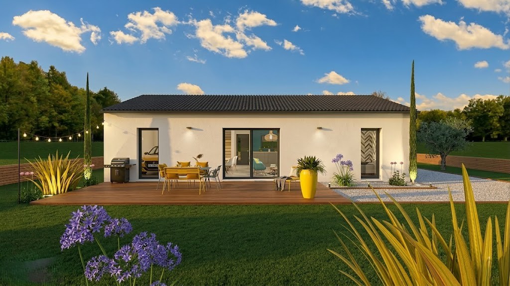 Maison et terrain constructible à Coursac