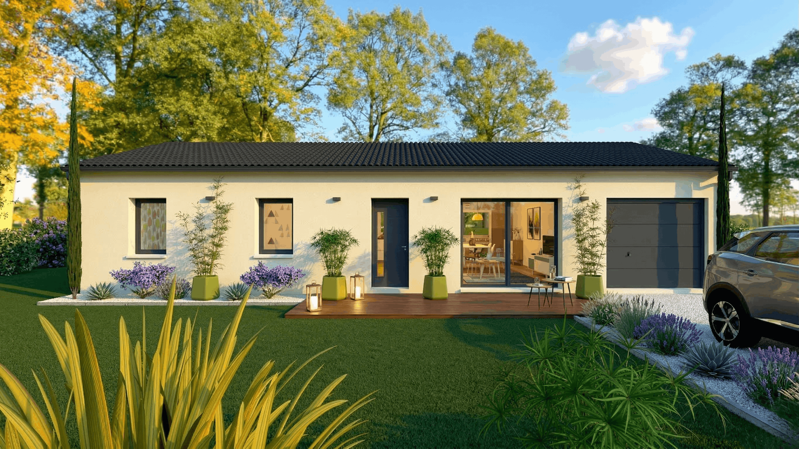 Maison et terrain constructible à Saint-Germain-du-Salembre