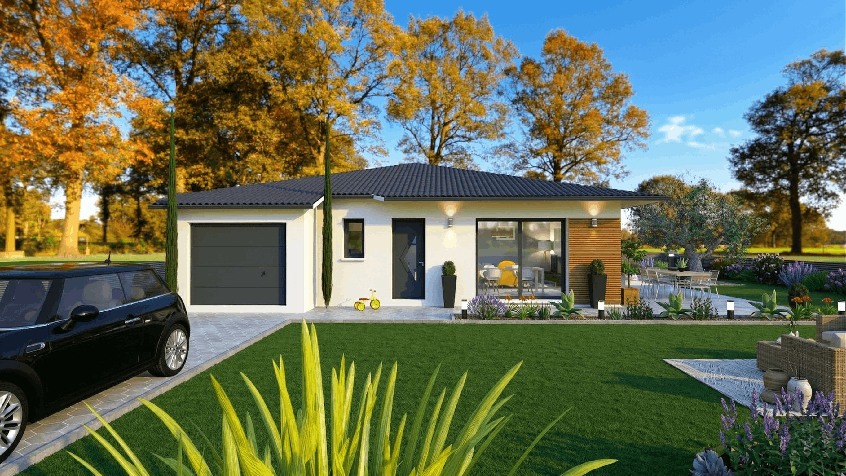 Maison et terrain constructible à Ribérac