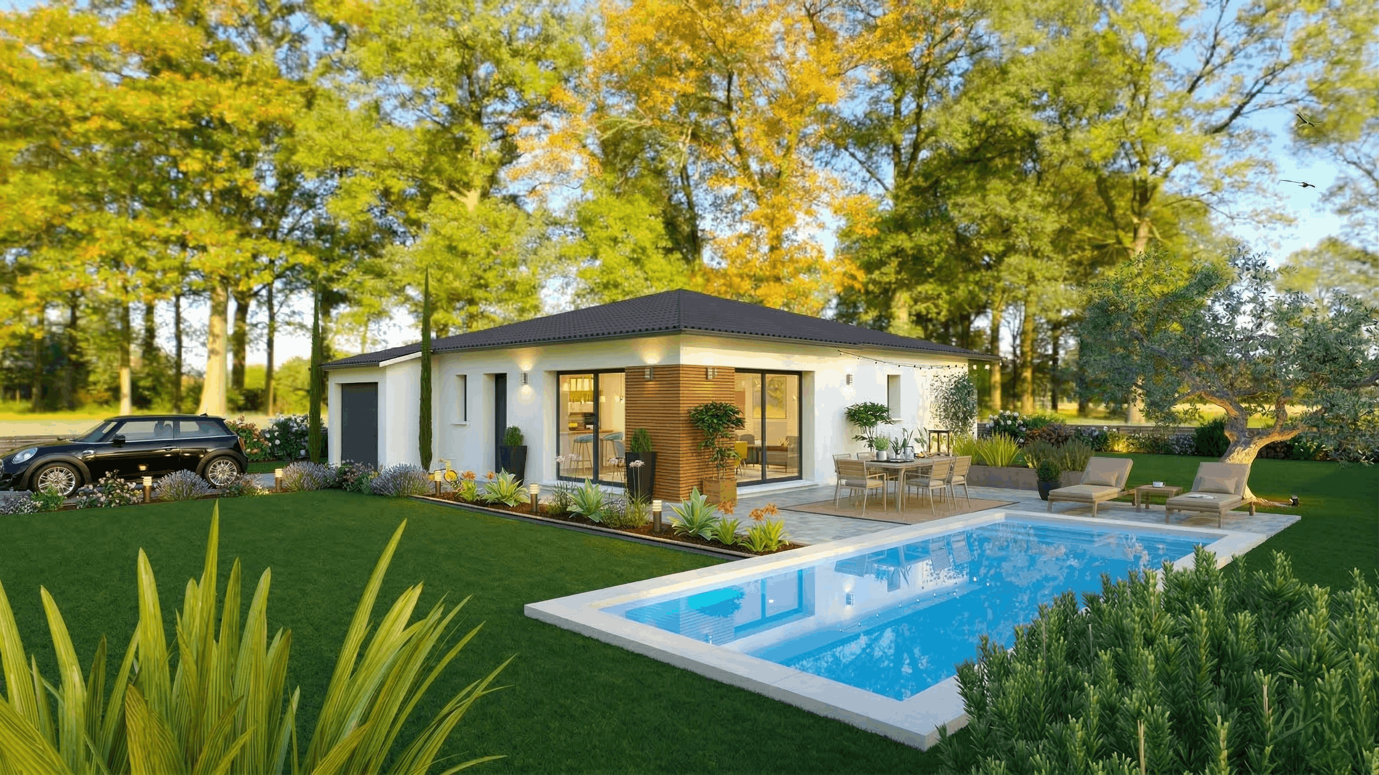 Maison et terrain constructible à Château-l'Évêque