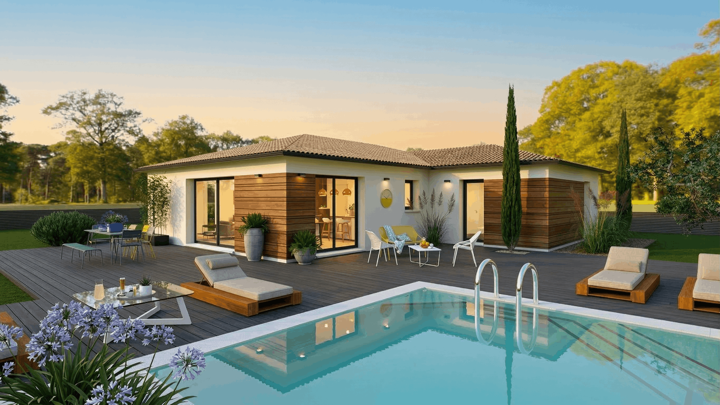 Maison et terrain constructible à La Chapelle-Gonaguet